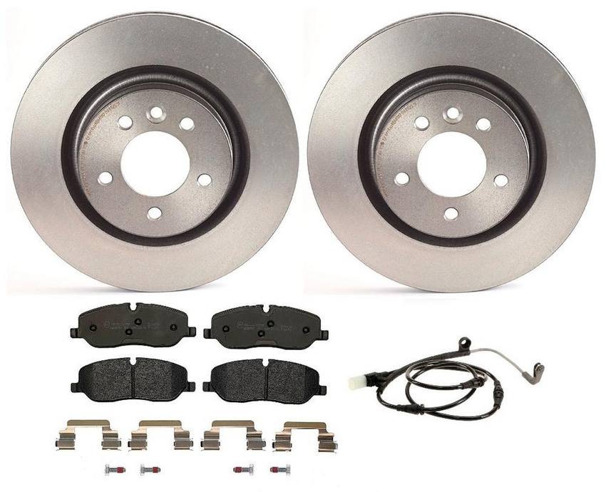 Land Rover Brakes Kit - Brembo Pads and Rotors Front (337mm) (Low-Met) SEM500062 - Brembo 1533050KIT